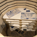 Kiln view , Ceramic hand painted tiles 1-10,Vallauris, 2020. Each tile 16.5 x 29 cm