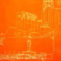 <i>Snapshot, Make An Offer</i>, 2006 detail. Red Gallery. Etched glass, aluminium, 50x 50 x 8cm