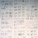 <i>Cité Daily Storyboard/<i> 2001-2002. Cité Internationale des Arts, pencil on paper