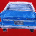 <i>cars, zephyr (for osker</i>), 2002. oil on linen, 30 x 50cm 