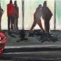 <i>Red Car</i> 2003. oil on canvas, 23 x 41cm