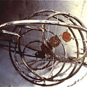 <i>Orb</i>, 1994. Arts Victoria, steel, 180 cm circumference